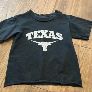 Texas Crop Top T Shirt Girls 4/5